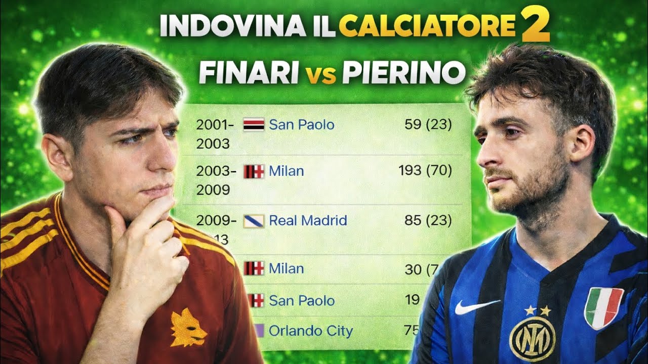 PIERINO vs FINARI: INDOVINA IL CALCIATORE 2 CHALLENGE (Ottavi di finale) - SICKWOLF