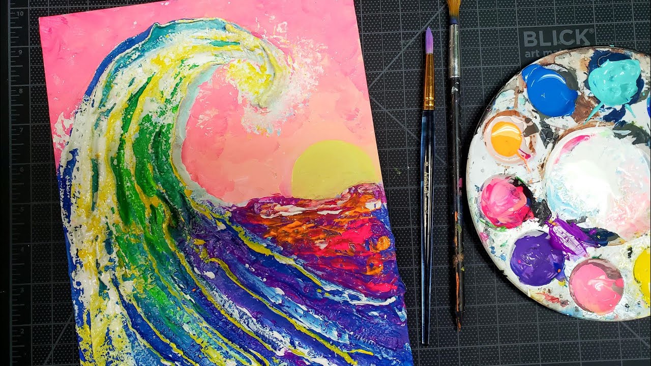 Paper Mache on a Canvas YouTube