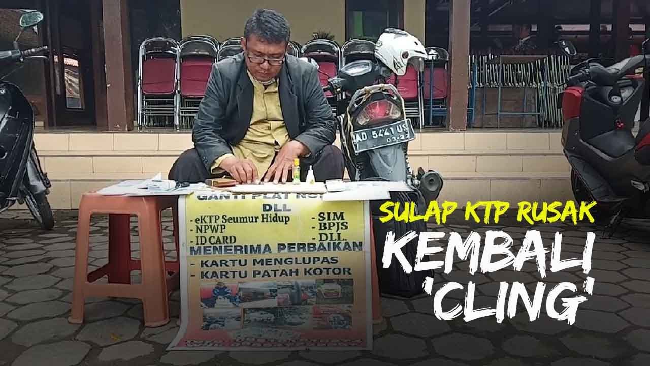 Cerita Tukang Service KTP dan SIM Rusak di Solo Raya, Sulap KTP Rusak