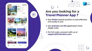Flutter Travel Planner App