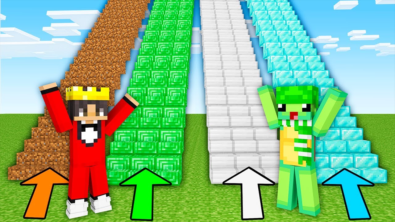 IF YOU CHOOSE THE WRONG STAIR, YOU DIE! - Minecraft