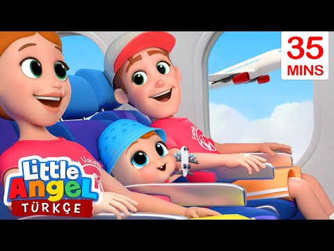Uçak Şarkısı | En Güzel Çocuk ve Bebek Şarkıları | Can Bebek - Little Angel Türkçe