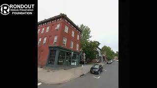 Rondout Tours - 65 Broadway & West Union Street, Kingston NY. before & after Urban Renewal