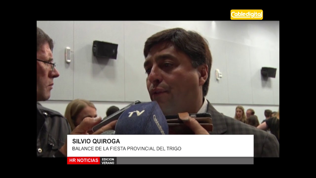 SILVIO QUIROGA BALANCE DE LA 60º FIESTA PROVINCIAL DEL TRIGO huinca renaco
