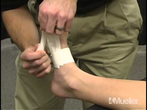 足指の捻挫 ターフトー 予防テーピングのバリエーション Youtube