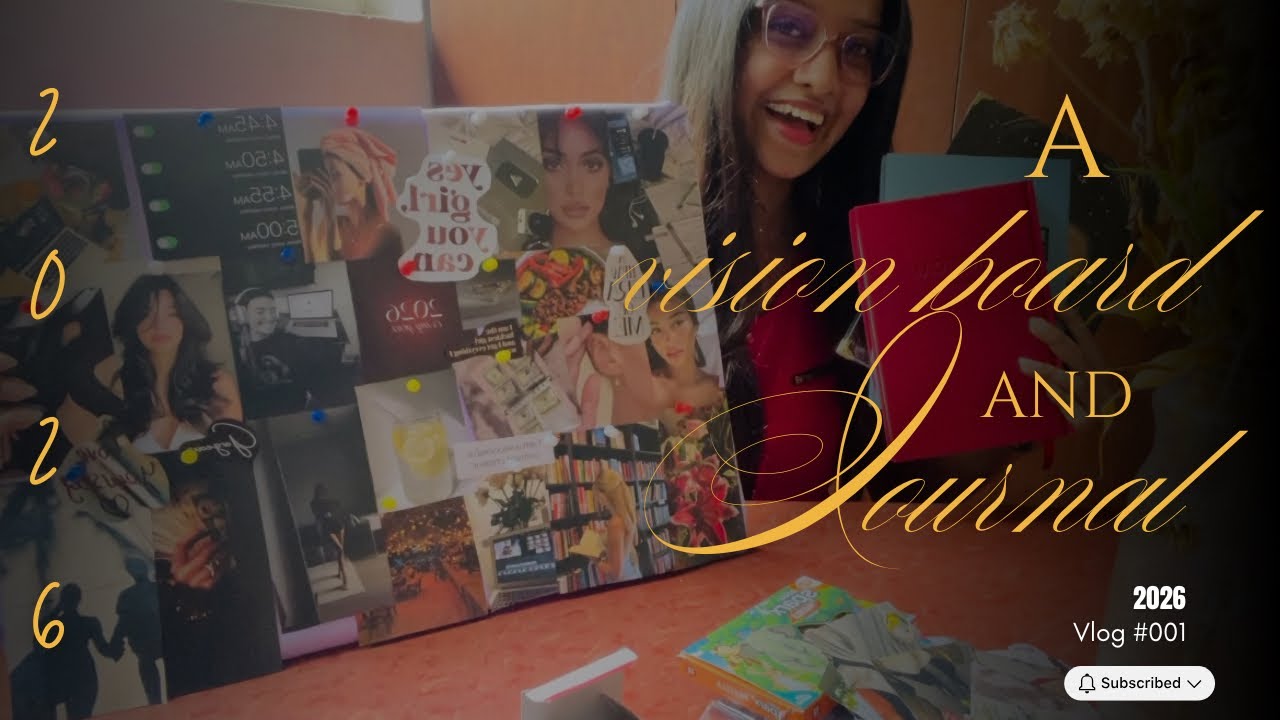 2026 NEW YEAR PREP VLOG 📝📈| Make vision board | Journal 📖 | Sri Lankan 