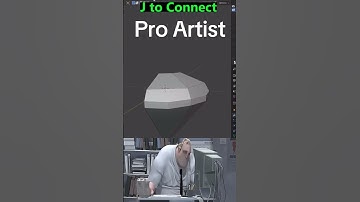Noob vs Pro Artist: making a diamond #blender #blender3d #blendertutorial