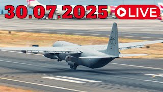 Live C130 Action At Madeira Island Airport 30.07.2025