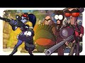 Team fortress 2 x overwatch 2 all cartoons