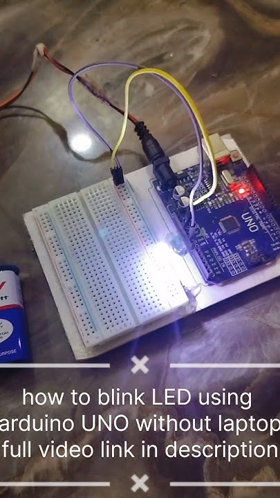 @MADRobotics_ //how to blink LED using arduino Uno without laptop//# ...