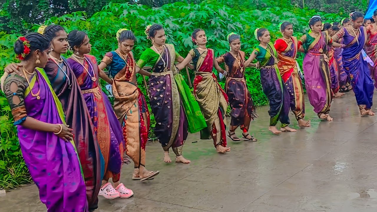 9 Agust Jagtik Aadiwasi Divas Girls Dance Video 2025 ✌️ Vedant Dj Musical Party MH 