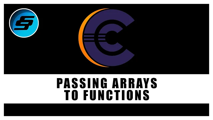 Passing Arrays To Functions - C Programming