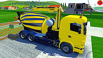 Drive Simulator 2020 - Scania Logistics Mobile Crane Driving - HD Android Gameplay