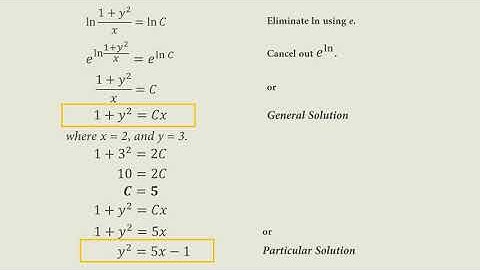 Differential Equations Course - Variable Separable (Separation of Variables) Topic 2