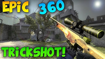 CS:GO |  360 quick scope TRICK-SHOT with AWP! *MLG*
