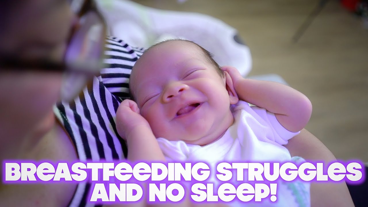 BREASTFEEDING STRUGGLES & SLEEP DEPRIVATION 2 WEEK OLD NEWBORN BABY