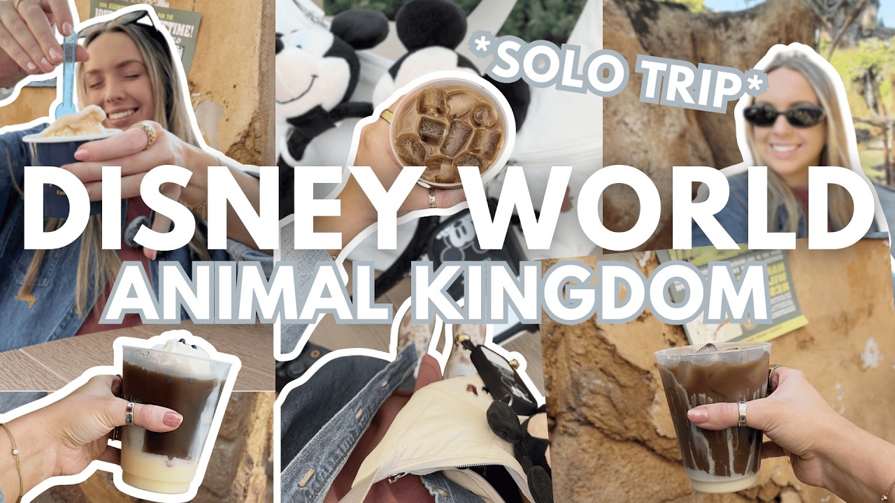 SOLO DISNEY WORLD VLOG 🌳✨ DAY 3: animal kingdom & Disney Springs #disneyworld