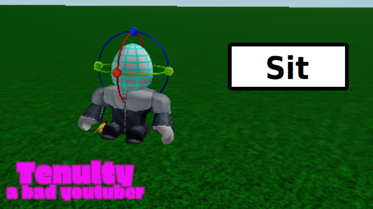 How To Make A Sit Button Roblox Studio Tutorial Youtube - sit roblox