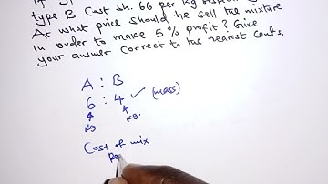 mixtures maths form 3