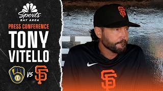 Giants manager Tony Vitello provides Matt Chapman, Harrison Bader injury updates | NBC Sports BA