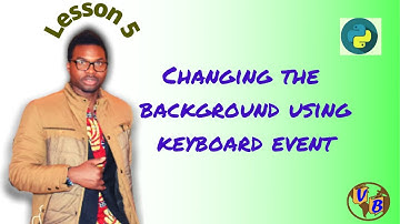 Introduction to Pygame Basics 5 : Using the Keyboard event to change the background color