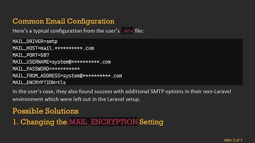 Resolving the SSL operation failed with code 1 Error When Configuring Email with TLS in Laravel