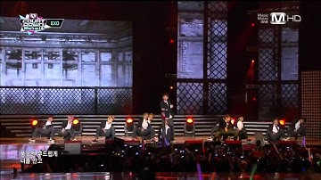 130829 EXO - Growl @ M!Countdown What
