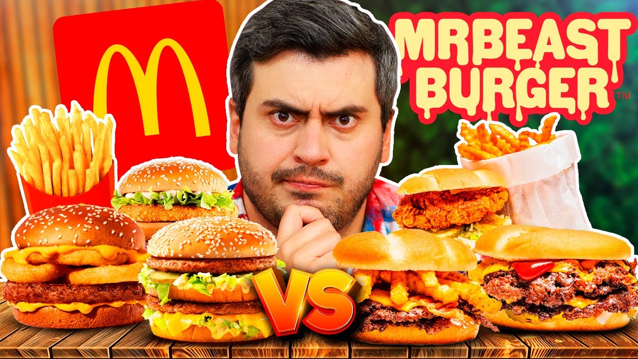 MR BEAST BURGUER vs MCDONALDS!