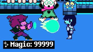 Does Susie Heal You MORE With Boosted Magic Here? [Deltarune chapter 2]