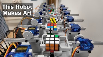 I Built a Robot That Makes Rubik’s Cube Art