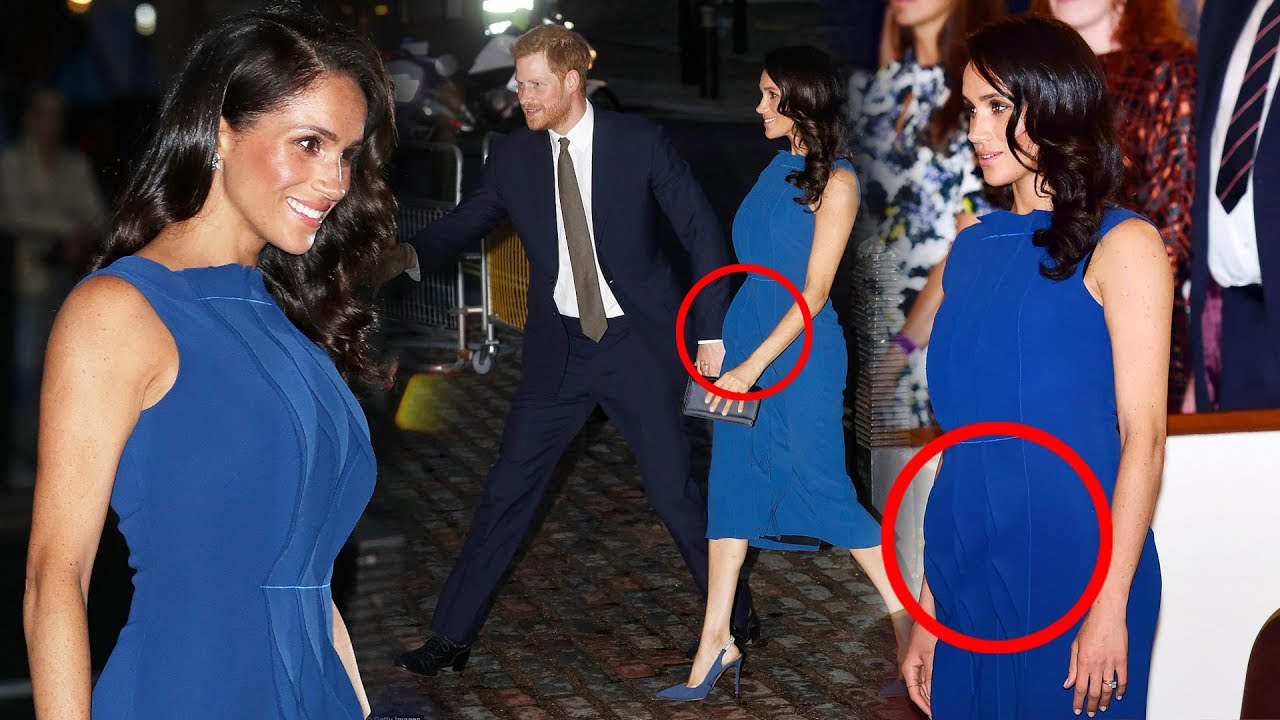 MEGHAN has sparked rumours of a BABY BUMP as the Duchess attend Charity Event