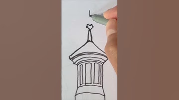 Quick Sketch of Spire #art #drawing #sketch #architecture