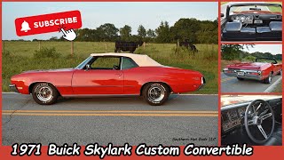 1971 Buick Skylark Custom Convertible @Southernhotrods … For Sale Power Top Factory A/C Classic Car