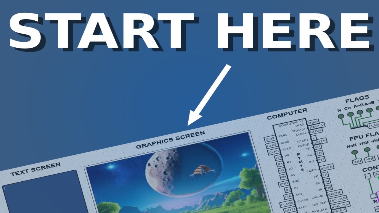 Я разработал 16-битный процессор с нуля.