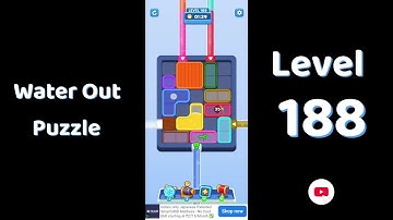 Water Out Puzzle Level 188 Walkthrough 💧 | Step-by-Step Solution | SolutionGuruji