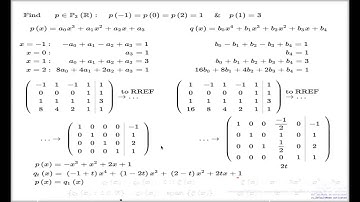 Example of polynomial interpolation, Part II
