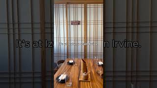 Our private dining room at Izakaya Osen Irvine.