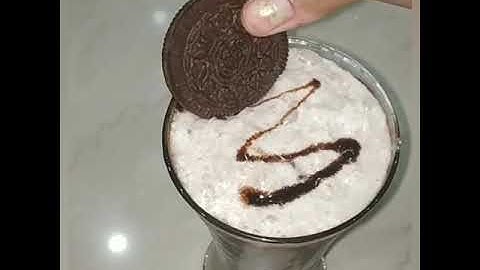 Yummy Oreo milkshake recipe 😋