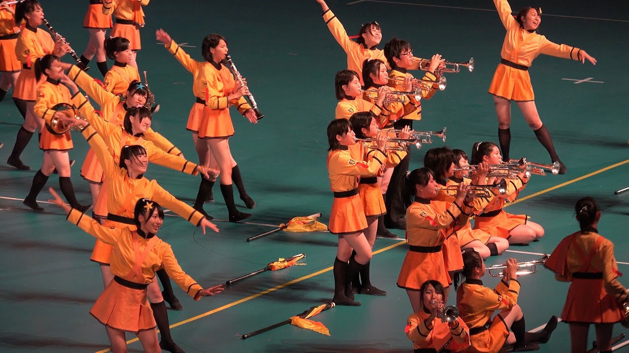 [4K]ナゴヤ・マーチング＆バトン・ウェーブ'14  安城学園vs高輪台vs京都橘