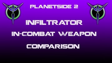 Vanu Infiltrator Weapons In-Combat Comparison - Planetside 2