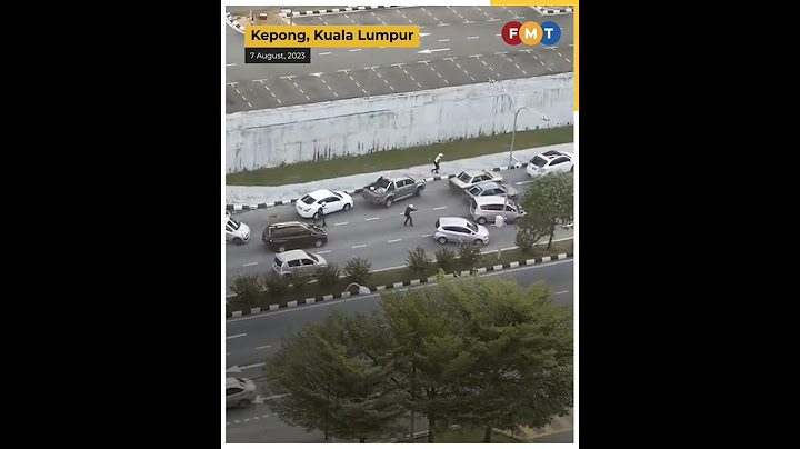 Police open fire after driver rams vehicles in attempt to escape