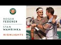 Roger Federer vs Stan Wawrinka - Quarterfinals Highlights | Roland-Garros 2019