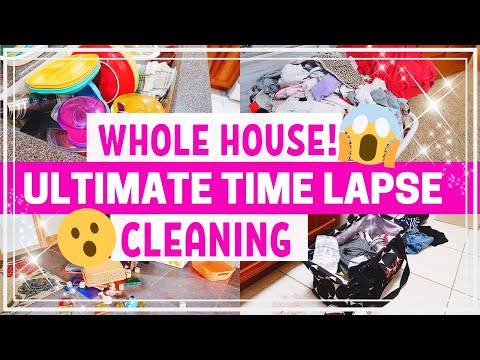 Time Lapse Cleaning Actual Messy House *Cleaning Motivation *Clean With Me Real Life Cleaning Sprint