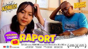 Raport - Film Lucu Komedi Osing Banyuwangi dari Proliman Channel | Sketsa Tawa ke #002