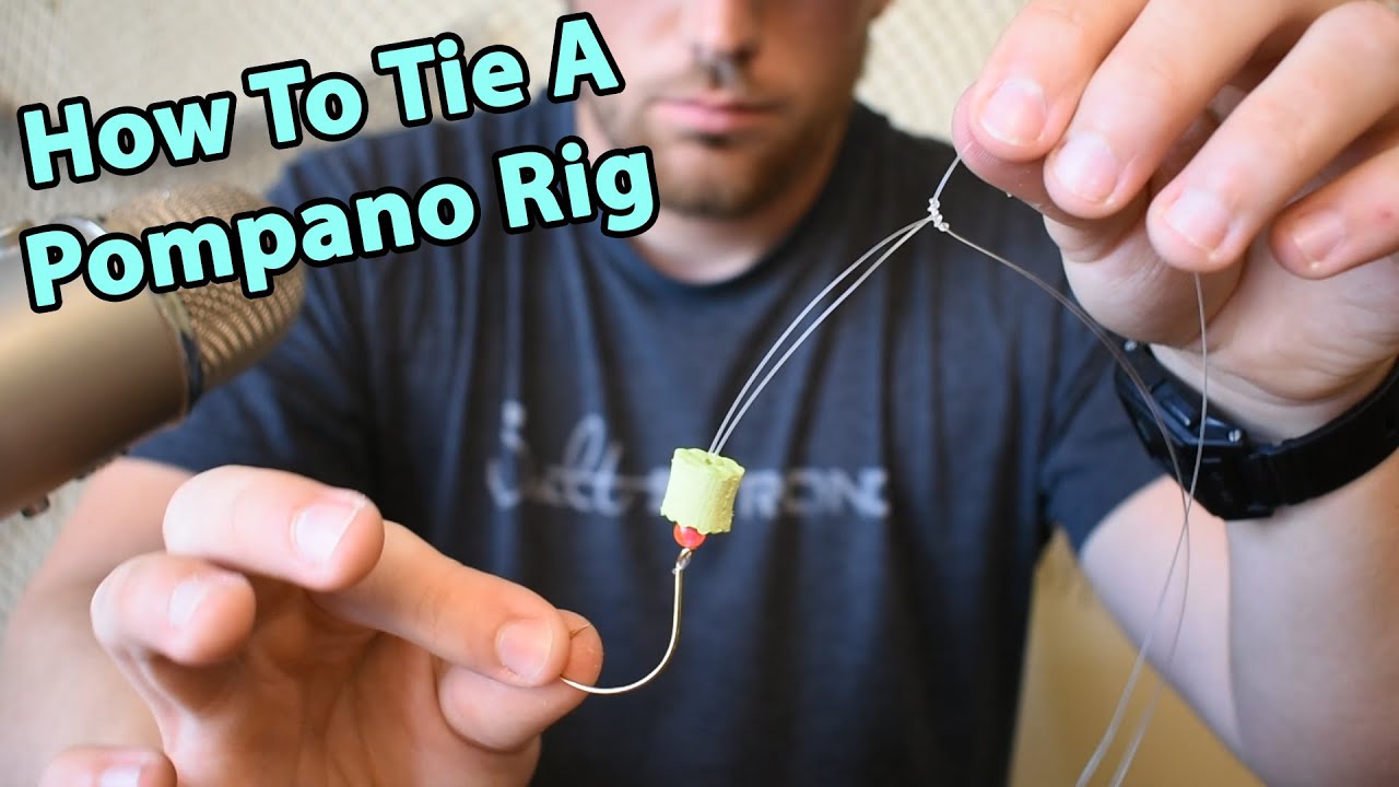 How to Tie A Pompano Rig For Surf Fishing (Catches Pompano, Whiting, Black  Drum & More) 