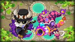 The Desert Phantom & Gwen - 2TC Achievement Attempt (R100 critical hit RNG dependent...)
2TC is an achievement in BTD6 where youre required to complete the CHIMPS mode from Rounds 6-100 with only 2 towers placed down. In this video, we are attempting to complete CHIMPS with only The Desert Phantom, Tier 5 upgrade of the bottom path of the Desperado & Gwen, one of many heroes available in BTD 6 placed down in an attempt to get the 2TC achievement.
Something something RNG on Round 100 that Im lacking, and Im not retrying this run from the very beginning to get different RNG rolls just to fail to Round 100 again...
BTD6Index: https://btd6index.win/
Purchase BTD6: https://store.steampowered.com/app/960090/Bloons_TD_6/ The Desert Phantom & Gwen - 2TC Achievement Attempt (R100 critical hit RNG dependent...)