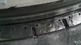 Checking damages of Slide Shoe Bearing of Ball Mill #cementindustry #cement