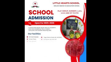 Admission Open | Play Group | Nursery | L.K.G | U.K.G and 1st To XTH