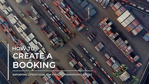 Create a Booking for an Import Shipment with Magaya Supply Chain Software