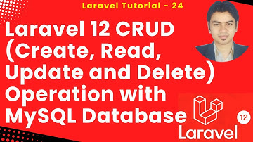 Laravel 12 CRUD (Create, Read, Update and Delete) Operation with MySQL Database #laravel12 #laravel